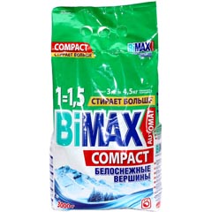 Стиральный порошок "BIMAX" compact автомат белоснежные вершины 3000 гр.(4)