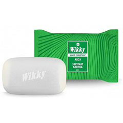 Мыло туалетное "WIKKY" алоэ вера и экстракт хлопка 100 гр.(72)
