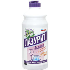 Моющее средство для посуды "ЛАЗУРИТ" бальзам ежевика 500 гр.(15)