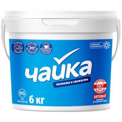 Стиральный порошок "ЧАЙКА" автомат северное сияние для цветного ведро 6 кг.(1)