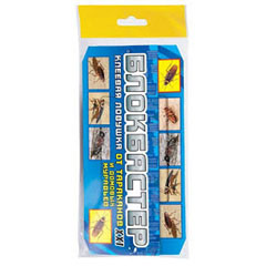 Средство от насекомых "БЛОКБАСТЕР" клеевая ловушка от тараканов и муравьев 1 шт.(200)