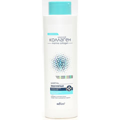 Шампунь "BIELITA МОРСКОЙ КОЛЛАГЕН" мицеллярный эффективное очищение для всех типов волос 520 мл.(15)