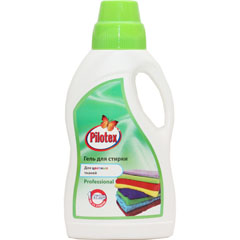 Моющее средство для стирки "PILOTEX" гель для стирки цветных тканей 1 л.(12)