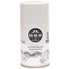 Освежитель воздуха "ДО-РЕ-МИ ПРЕМИУМ" сменный блок антитабак 250 мл.(12)