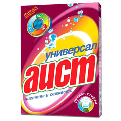 Стиральный порошок "АИСТ" универсал 400 гр.(30)