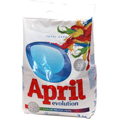 Стиральный порошок "APRIL EVOLUTION" автомат color protection 3 кг.(5)