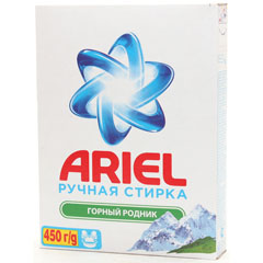 Стиральный порошок "ARIEL" ручной горный родник 450 гр.(11)