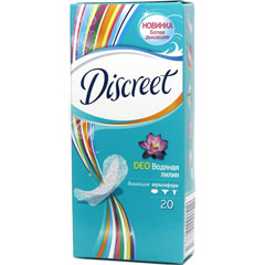 Прокладки "DISCREET" део водная лилия 20 шт.(18)