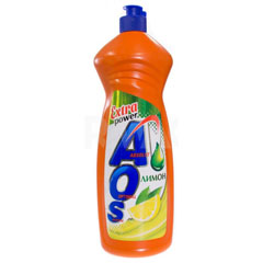 Моющее средство для посуды "AOS" extra power лимон 900 гр.(12)