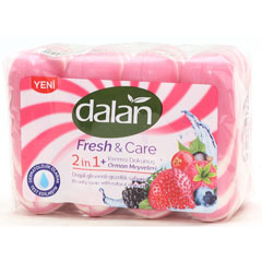 Мыло туалетное "DALAN FRESH & CARE" лесные ягоды 4 х 90 гр.(18)