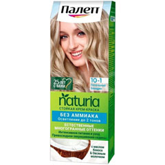 Краска для волос "PALETTE NATURIA" 10-1 пепельный блондин 1 шт.(10)