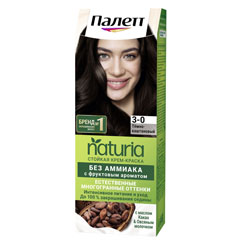 Краска для волос "PALETTE NATURIA" 3-0 темно - каштановый 1 шт.(10)
