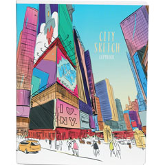 Тетрадь общая "BRAUBERG" Пастель скоба А5 в клетку 96 л.(5)