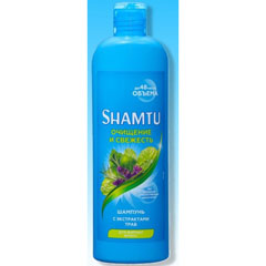 Шампунь "SHAMTU" глубокое очищение и свежесть с экстрактами трав 500 мл.(12)