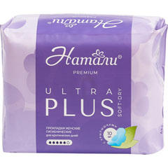 Прокладки "НАТАЛИ" Premium  ультра софт-драй с крылышками 10 шт.(48)