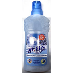 Моющее средство для уборки "МИСТЕР ЛЮКС" для мытья полов и стен морозный воздух 500 мл. (аналог Mr.Proper)(20)