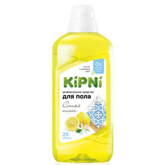 Моющее средство для уборки "KIPNI" для мытья полов сочный лимон 1 л.(20)