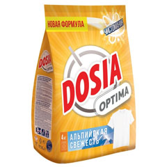 Стиральный порошок "DOSIA OPTIMA" автомат альпийская свежесть 4 кг.(4)
