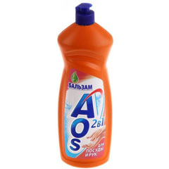 Моющее средство для посуды "AOS" extra power бальзам 900 гр.(12)