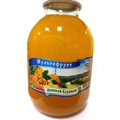 Нектар "ШИРОКИЙ КАРАМЫШ" с мякотью Мультифруктовый СКО 3 л./в упаковке 4 шт,/(4)