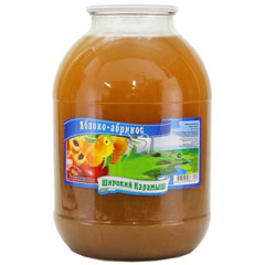 Нектар "ШИРОКИЙ КАРАМЫШ" с мякотью Яблочно-Абрикосовый СКО 3 л./в упаковке 4 шт,/(4)