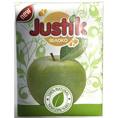 Нектар "JUSTIK" Яблочный тетра-пак 0,2 л.(27)