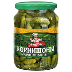 Корнишоны "ЗНАТОК" ст/б 680 гр.(12)