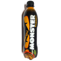 Напиток энергетический "MONSTER ENERGY МАНГО" безалкогольный газированный Пэт 0,5 л.(12)
