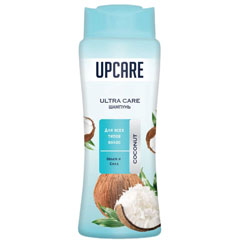 Шампунь "ABC UPCARE" объем и сила для всех типов волос кокос 600 мл.(12)