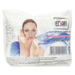 Палочки ватные "SOFI" пакет 200 шт.(48)