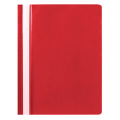 Папка-скоросшиватель "STAFF" А4 100/120 мкм пластик красный  1 шт.(25)