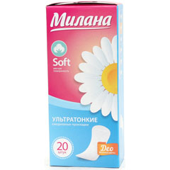 Прокладки "МИЛАНА" ежедневные Ультра део софт весенние цветы 20 шт.(48)