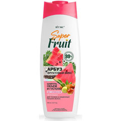 Шампунь "ВIТЭКС SUPER FRUIT" обьем и густота для тонких, лишенных объема волос/ арбуз 500 мл.(20)