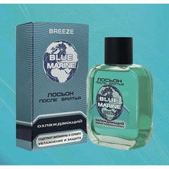 Лосьон после бритья "BLUE MARINE" Breeze охлаждающий 100 мл.(24)