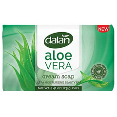 Мыло туалетное "DALAN" крем алоэ вера 150 гр.(48)
