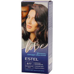 Краска для волос "ESTEL LOVE" 6/17 вулканический песок 1 шт.(10)
