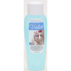 Жидкость для снятия лака "VIOLETT" без ацетона пластик 100 мл.(30)
