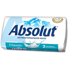 Мыло туалетное "ABSOLUT CLASSIC ABS" антибактериальное освежающее 90 гр.(72)