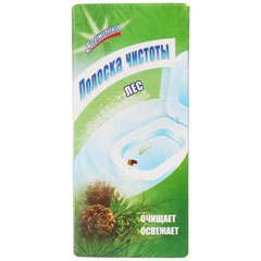 Чистящее средство "СВЕЖИНКА" WC полоска чистоты лес 3 полоски.(12)
