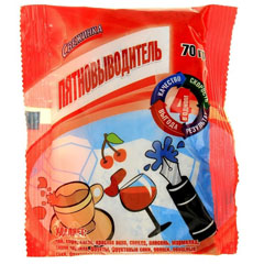 Пятновыводитель "СВЕЖИНКА" от пятен,чая, кофе, сока, фруктов, овощей 70 гр.(30)