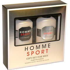 Набор подарочный "HOMME SPORT" мужской (шампунь 250 мл. + гель для душа 250 мл. ) 1 шт.(10)