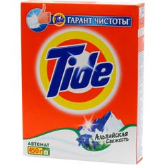 Стиральный порошок "TIDE" автомат альпийская свежесть 450 гр.(11)