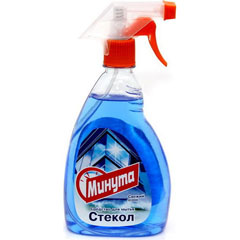 Моющее средство для стекол "МИНУТА" свежий озон с курком 500 мл.(12)