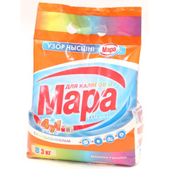 Стиральный порошок "МАРА" автомат 4 в 1 колор универсальный 3 кг.(5)