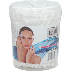 Палочки ватные "SOFI" стакан 100 шт.(48)