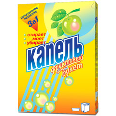 Стиральный порошок "КАПЕЛЬ" фруктовый букет 400 гр.(30)