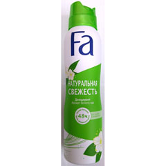 Дезодорант спрей "FA" натуральная свежесть белый чай 150 мл.(12)