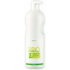 Шампунь "BIELITA PROFESSIONAL LINE" козье молоко 2 в 1 с кондиционером для слабых и ломких волос с дозатором 1 л.(8)