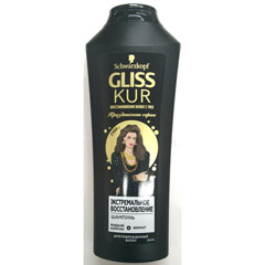 Шампунь "GLISS KUR" экстримальное восстановление 400 мл.(12)