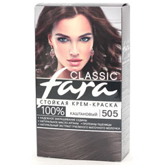 Краска для волос "FARA CLASSIC" 505 каштановый 1 шт.(6)